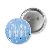 Birthday Button Pin,It's My Birthday Pins,Happy Birthday Button Badge Pin for Boys Girls Birthday Gifts Party Decorations Supplies (Blue) view 2