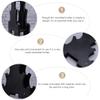 INOOMP 2pcs Dumbbell Storage Rack Compact Plastic Stand for Hand Weights Space-saving Dumbbell Holder Black for Home Gym Organization view 3