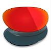 Mryok Polarized Replacement Lenses for Ray-Ban Wayfarer RB2132 52mm - Fire Red view 1