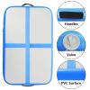 Air Mat Gymnastics Tumbling Mat, 3.3ft Inflatable Gymnastics Mat Gym Tumble Mat 4 Inch Thickness for Home Use/Training/Cheerleading/Yoga/Water Fun with Electric Pump,Blue view 2