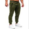 BUXKR Mens Casual Joggers Sweatpants for Jogging,Running or Athletic Activities,Army Green,S view 4
