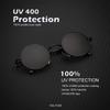 KALIYADI Round Polarized Sunglasses for Men Women Retro Metal Hippie Circle Style Sun Glasses UV Protection (2 Pack) 45mm view 2