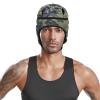 Adjustable Rugby Helmet Headguard Soft Padded Shell Hockey Head Guard Soccer Protective Headgear Scrum Cap 7v11 Flag Football Head Protector Support Soft Foam Autism Goalie Helmet for Adults Youth view 2