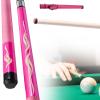 RIFWOVE 13mm Club Head, 1/2 Split Detachable Billiard Cue Sticks, Hardwood Billiard House Bar Pool Cue, Hard Maple, Pink, Suitable for Professional Billiard Players view 1