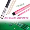 RIFWOVE 13mm Club Head, 1/2 Split Detachable Billiard Cue Sticks, Hardwood Billiard House Bar Pool Cue, Hard Maple, Pink, Suitable for Professional Billiard Players view 2