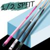 RIFWOVE 13mm Club Head, 1/2 Split Detachable Billiard Cue Sticks, Hardwood Billiard House Bar Pool Cue, Hard Maple, Pink, Suitable for Professional Billiard Players view 3