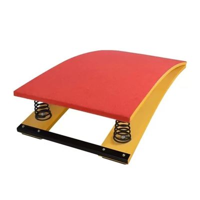 GRRICEPL Gymnastics Junior Springboard, Thickened Spring Inside Vault Equipment, 2 Springs Little Gymnast Training, Improving Vaulting Skills (Color : Red, Size : 80x50x20cm)
