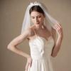 EllieWely Bachelorette Party Bridal Veil Headband Decorations, Bride To Be Gift, Wedding White view 2