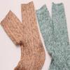 3 Pairs Women Winter Wool Cable Knit Crew Knee High Boot Socks,Size 5-11#W919 (Polyester Blend, Color D12) view 2