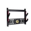 GUIIYLGG Sword Holder Katana Wall Mount - 2-Tier dragon icon Velvet Padded Katana Holder Samurai Sword Display Rack Wand Lightsabe Wakizashi Sword Stand Display Hange view 1