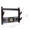 GUIIYLGG Sword Holder Katana Wall Mount - 2-Tier dragon icon Velvet Padded Katana Holder Samurai Sword Display Rack Wand Lightsabe Wakizashi Sword Stand Display Hange view 2