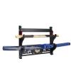 GUIIYLGG Sword Holder Katana Wall Mount - 2-Tier dragon icon Velvet Padded Katana Holder Samurai Sword Display Rack Wand Lightsabe Wakizashi Sword Stand Display Hange view 3