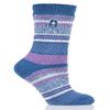 HEAT HOLDERS Women's Yasmine Multi Twist Stripe Socks Black/Light Grey/Women's 5-9 view 4