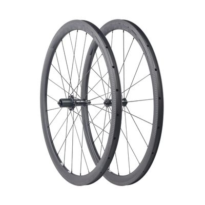 38mm Carbon Clincher Wheels Road Bike Wheelset Tubeless Ready Rim Brake with Sapim CX-Ray Spoke