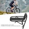 Pilipane Luggage Rack for Bikes, Carrier Bikes Front Rack Aluminum Bikes Front Racks Carrier Front Shelf for Mountain Bikes Accessories, Aluminum Alloy Luggage Tour Carrier Racks view 2