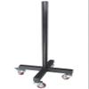 French Fitness Portable Bumper Plate Stacker Rack w/Wheels  Heavy-Duty 11-Gauge Steel Storage for Weight Plates, 360 Caster Wheels with Lock for Gyms & Home Fitness view 2