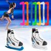 Tiiyee Ice Skate Guards, Ice Skating Blade Covers Top Notch Hard Figure Skate Protector Walking Covers Accessories Adjustable Buckle Can Be Trimmed to Fit for Adults Men Women Hockey Equipment view 3