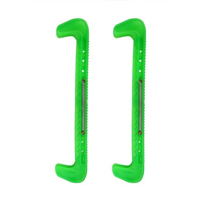 Top Notch Hard Skate Guards, Colorful Scented Designs Supergard Ice Skating Deluxe Figure Blade Covers Equipment with Adjustable Buckle Can Be Trimmed to Fit Versatile Protectors(Green)