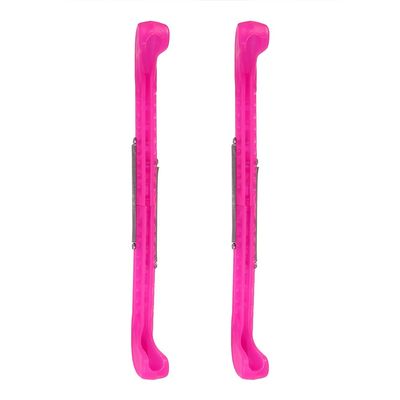 Top Notch Hard Skate Guards, Hockey Shoe Blade Walking Covers Universal Ice Skating Protector Equipment with Adjustable Buckle Can Be Trimmed for Adults Men Women Figure Skates Accessories(Plum red)