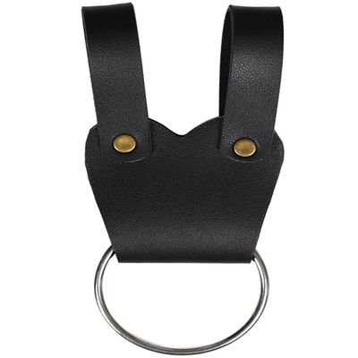 Medieval Scabbard Belt Accessories for Men Renaissance Knight Leather Medieval Sword Holder Viking Costume LARP Accessories (002black)