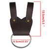 Medieval Scabbard Belt Accessories for Men Renaissance Knight Leather Medieval Sword Holder Viking Costume LARP Accessories (002black) view 3