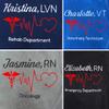CAOMP Custom Nurse Jacket Personalized Embroidered Full-Zip Jacket for WomenNurse Jacket Black view 4