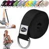 TECEUM Yoga Strap & Mat Strap  2 IN 1  Cotton  6 ft 8 ft 10 ft (30+ colors)  Adjustable Non-Slip Belt for Yoga, Pilates, Stretching, Physical Therapy, Fitness & Home Workout  For Carrying Mats view 1