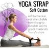 TECEUM Yoga Strap & Mat Strap  2 IN 1  Cotton  6 ft 8 ft 10 ft (30+ colors)  Adjustable Non-Slip Belt for Yoga, Pilates, Stretching, Physical Therapy, Fitness & Home Workout  For Carrying Mats view 4