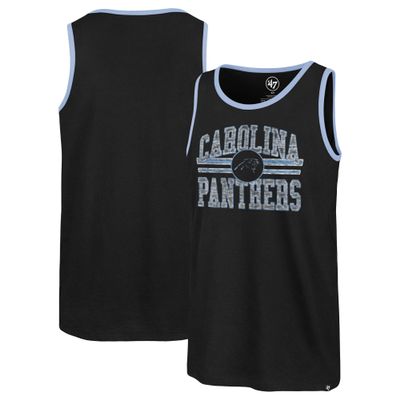 47 Men's Black Carolina Panthers Winger Franklin Tank Top