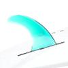 DORSAL Signature Surf SUP Single Center Fin for Longboard Surfboard sea Green 7 Inch Poly Carbonate