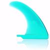 DORSAL Signature Surf SUP Single Center Fin for Longboard Surfboard sea Green 7 Inch Poly Carbonate view 2