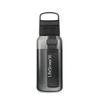 LifeStraw Go Series  BPA-Free Water Filter Bottle for Travel and Everyday use removes Bacteria, parasites and microplastics, Improves Taste, 1L Nordic Noir view 1