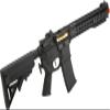 Evike Airsoft - APS ASR116 Electric Blowback Airsoft M4 AEG (Color: Black/Crane Stock) view 2