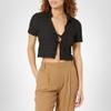 ASTR The Label Women's Zoey TOP, Black, XS view 4