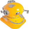 Morse Boston Diving Helmet Navy Yellow Divers Sea Mark V Scuba Helmet view 3