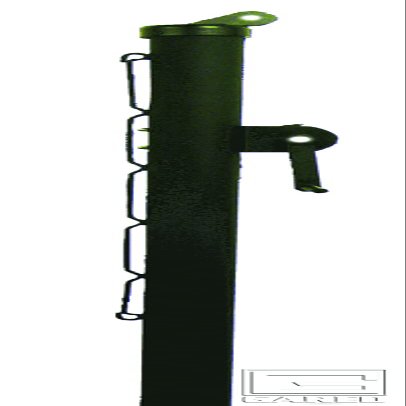 Grand Slam 2-7/8" Round Tennis Posts, Green 2 7/8 External Ratchet Tennis Posts, Green
