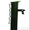 Grand Slam 2-7/8" Round Tennis Posts, Green 2 7/8 External Ratchet Tennis Posts, Green view 1