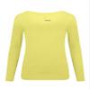 ACTIVE UNIFORMS Women's Long Sleeve Extra Wide Scoop-Neck T-Shirt Under Scrub 2 Pack (Yellow, X-Large) view 2