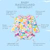 Hatley Baby Girl's One Piece Rashguard Swimsuit, Summer Fruit view 4
