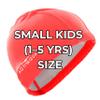 AqtivAqua Swim Cap for Kids 6-14 Swim Cap Kids Swimming Cap Girls Boys Youth Hat (Red Color, Kids Size) view 2