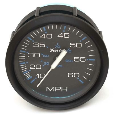 Faria Boat Speedometer Gauge SEK8076A | Chesapeake Black 60 MPH 3 1/4 Inch