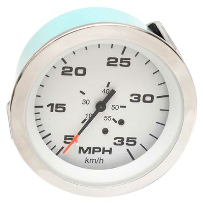 Teleflex Boat Speedometer Gauge 61751 | 3 3/8 Inch Lido Series 35 MPH