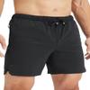 Fabletics Men's The One Short (Unlined), Training, Swimming, Lightweight, Quick-Dry, Zip Pocket, Stretch Woven, 5" Inseam, M, Black view 1