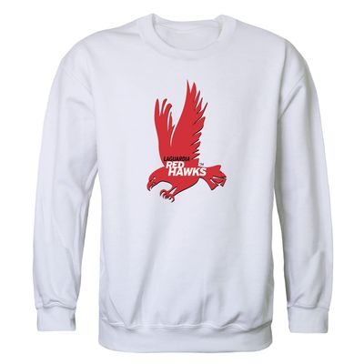 W Republic LaGuardia Red Hawks College Crewneck Pullover Sweatshirt, Adult Unisex, White, XX-Large - NCAA Officially Licensed Apparel