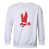 W Republic LaGuardia Red Hawks College Crewneck Pullover Sweatshirt, Adult Unisex, White, XX-Large - NCAA Officially Licensed Apparel view 1