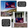 Ole Miss vs Mississippi State House Divided 3x5 Flag Rivalry Banner Flag view 4
