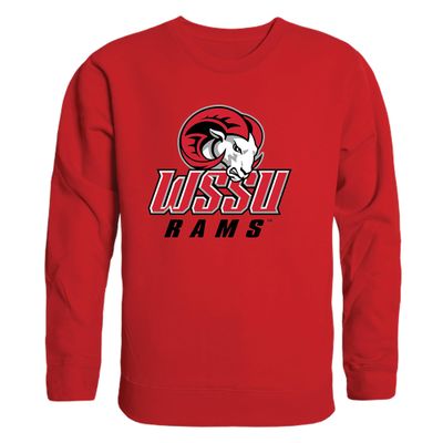 W Republic Winston-Salem State Rams College Crewneck Pullover Sweatshirt, Adult Unisex, Red, Medium - NCAA Officially Licensed Apparel