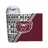 Rico Industries NCAA Missouri State Bears Standard 24oz Acrylic Tumbler with Hinged Lid, Officially Licensed Double Wall Tumbler with Straw,White view 1