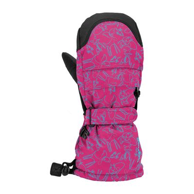 Gordini Toddlers' Baby Baby Baby Mitten, Magenta Woodland, Large