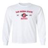 CornBorn San Diego State Aztecs Apparel Men Big and Tall - Long Sleeve SDSU Primary Logo - White - 5X view 1
